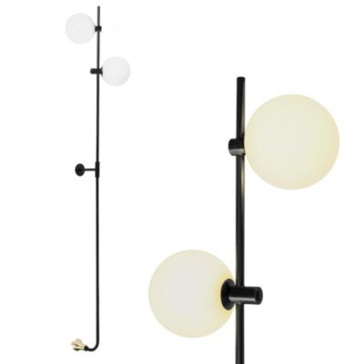 Brightech настенный светильник Equinox 62" Wall Plug-In LED Sconce Lamp with Glass Globe Shades