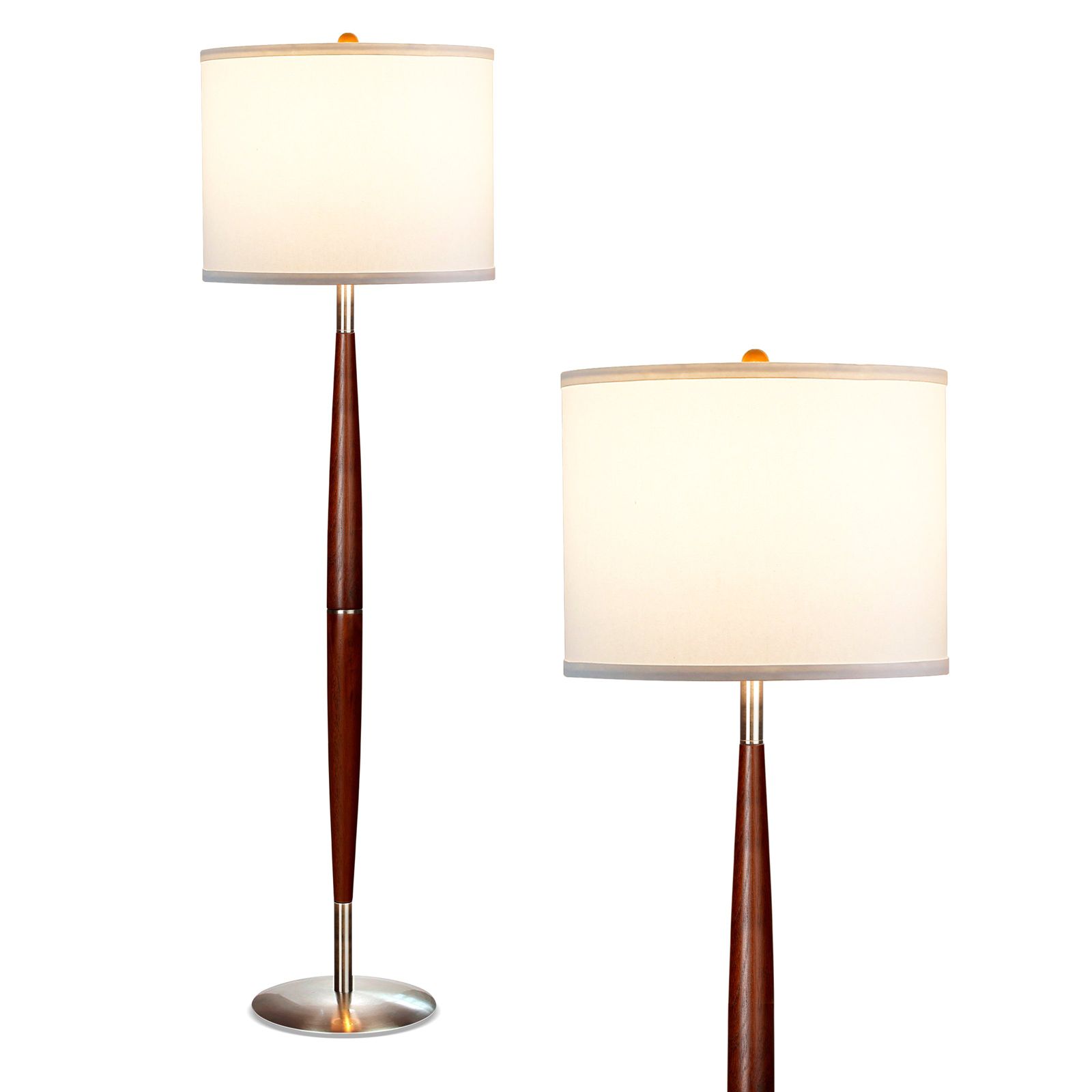 Lucas 61" LED напольный торшер с абажуром