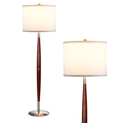Lucas 61" LED Standing Floor Lamp with Drum Shade