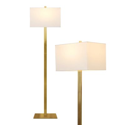 Stella Напольный торшер LED со прямоугольным абажуром 60"