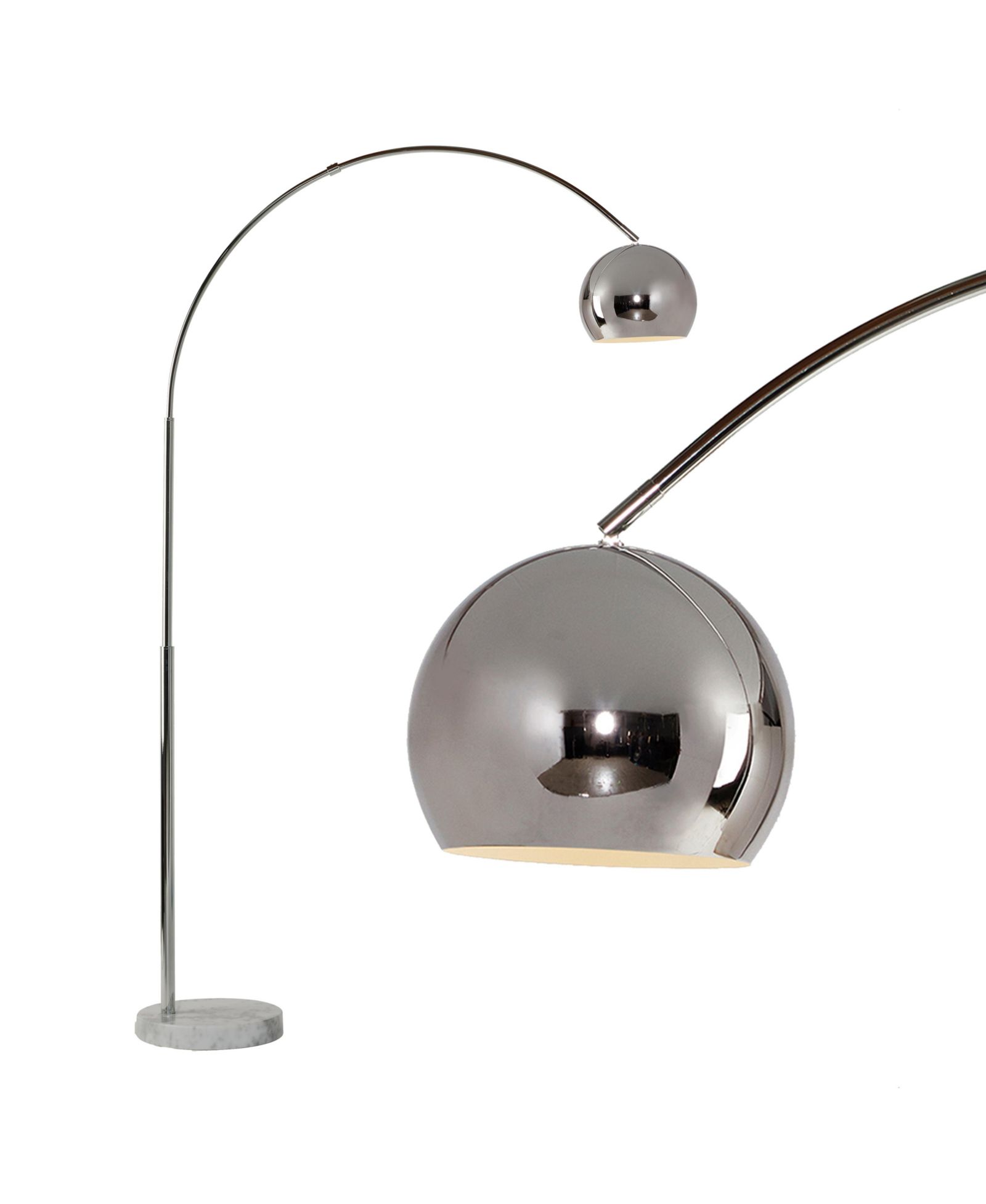 Напольный торшер Olivia LED Contemporary Arc with Heavy-Weighted Marble Base (75")