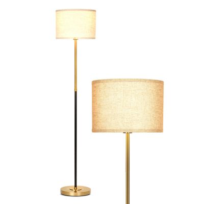 Напольный торшер Brightech Emery Modern LED White Drum Shade (60")