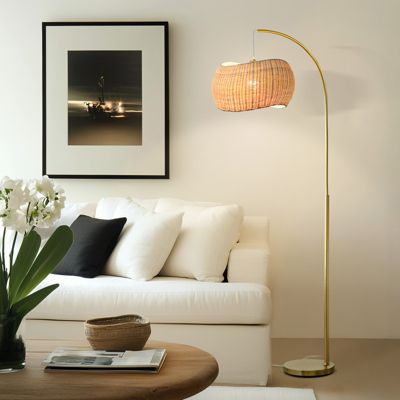Brightech Marlow настольная лампа из орехового дерева с LED и диммером