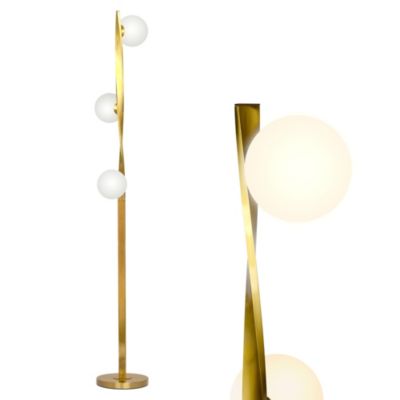 Современный напольный торшер Nola 60" Gold LED Twist