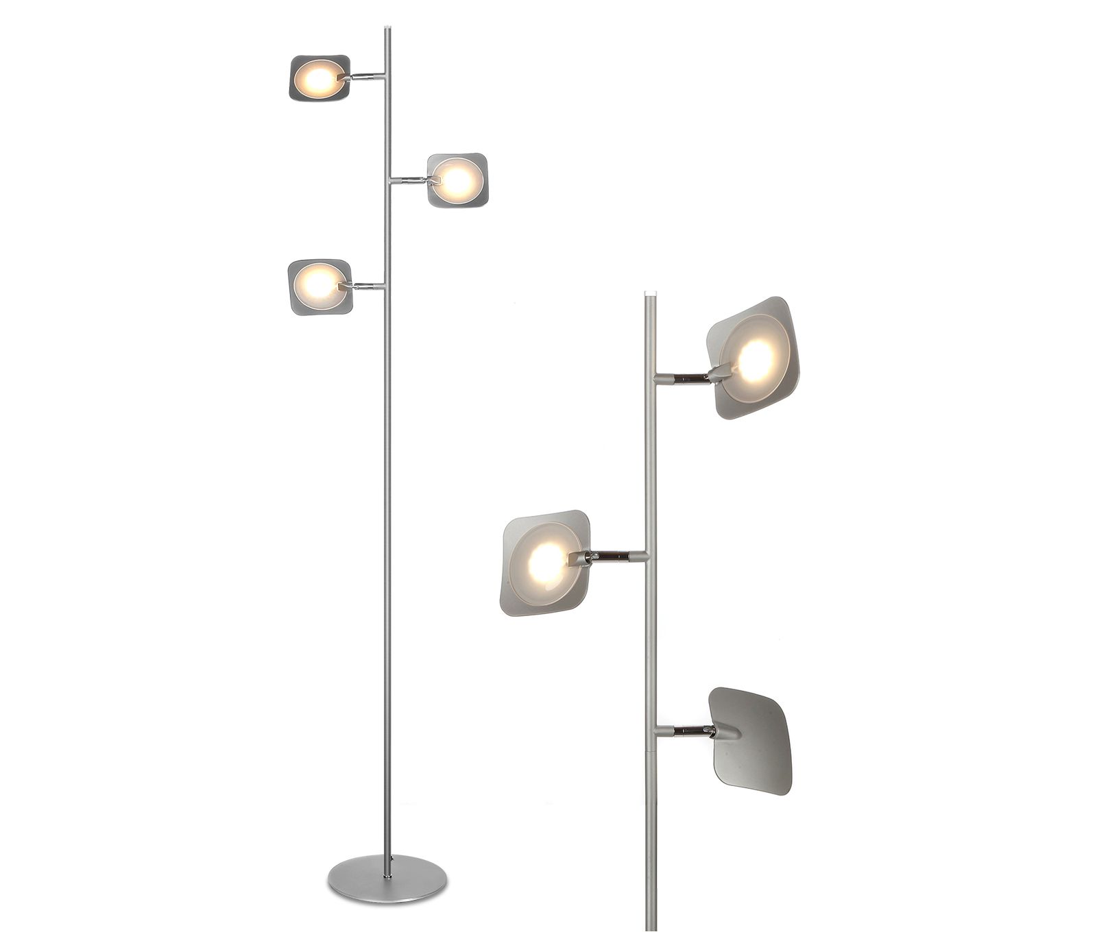 Tree 60" Modern LED Floor Lamp with Adjustable Heads