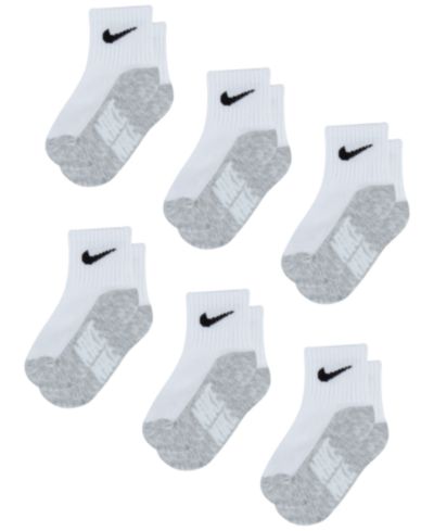 Nike Baby Boys' and Girls' Logo Crew Socks, 6-Pack