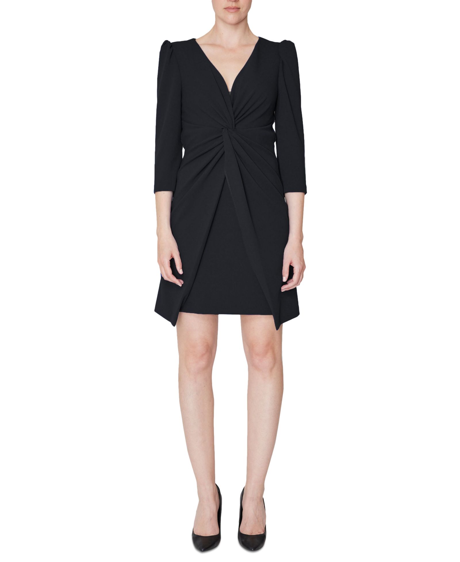 Платье женское julia jordan Puffed-Shoulder Twist-Front