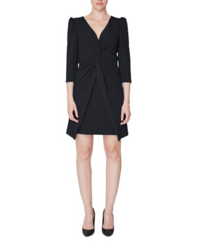 Платье женское julia jordan Puffed-Shoulder Twist-Front