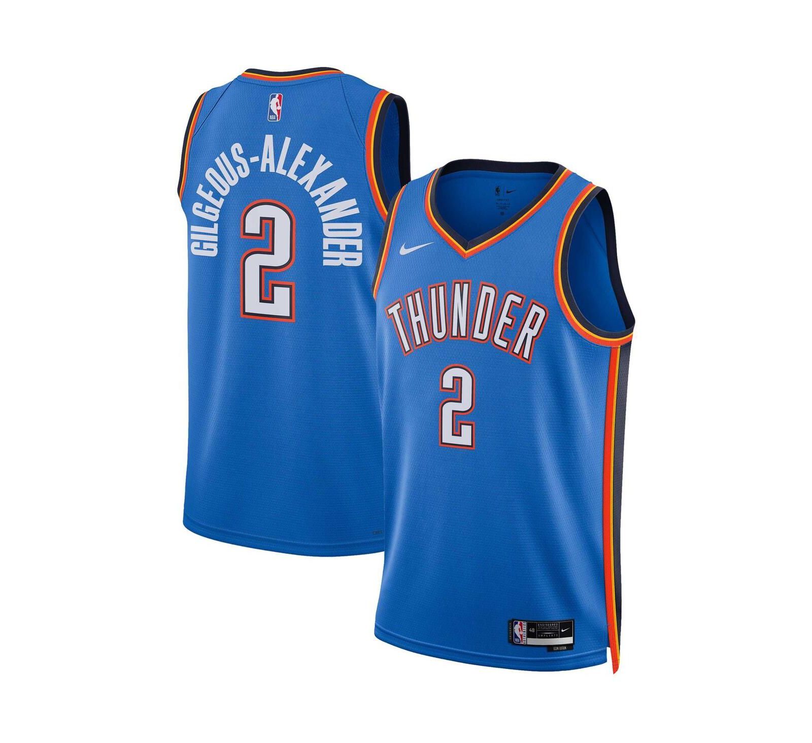 Nike Мужская джерси Nike Shai Gilgeous-Alexander Oklahoma City Thunder Icon Edition