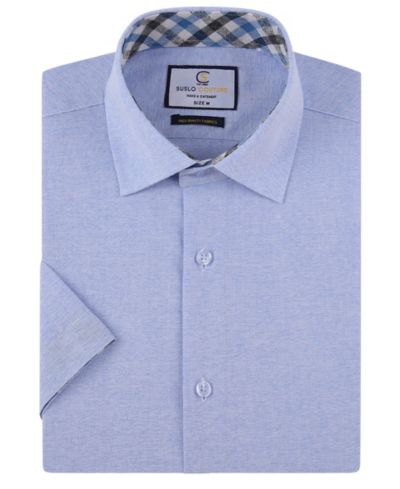 Мужская рубашка Suslo Couture Slim Fit Linen Look