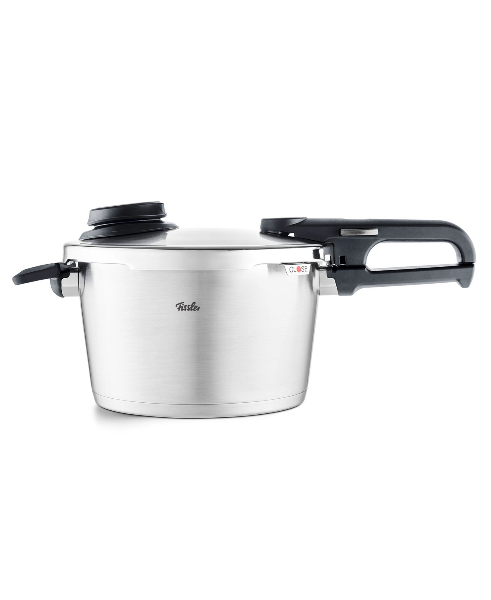 Fissler Vitavit Premium Stainless Steel 8.5 Quart Pressure Cooker with Steamer Insert