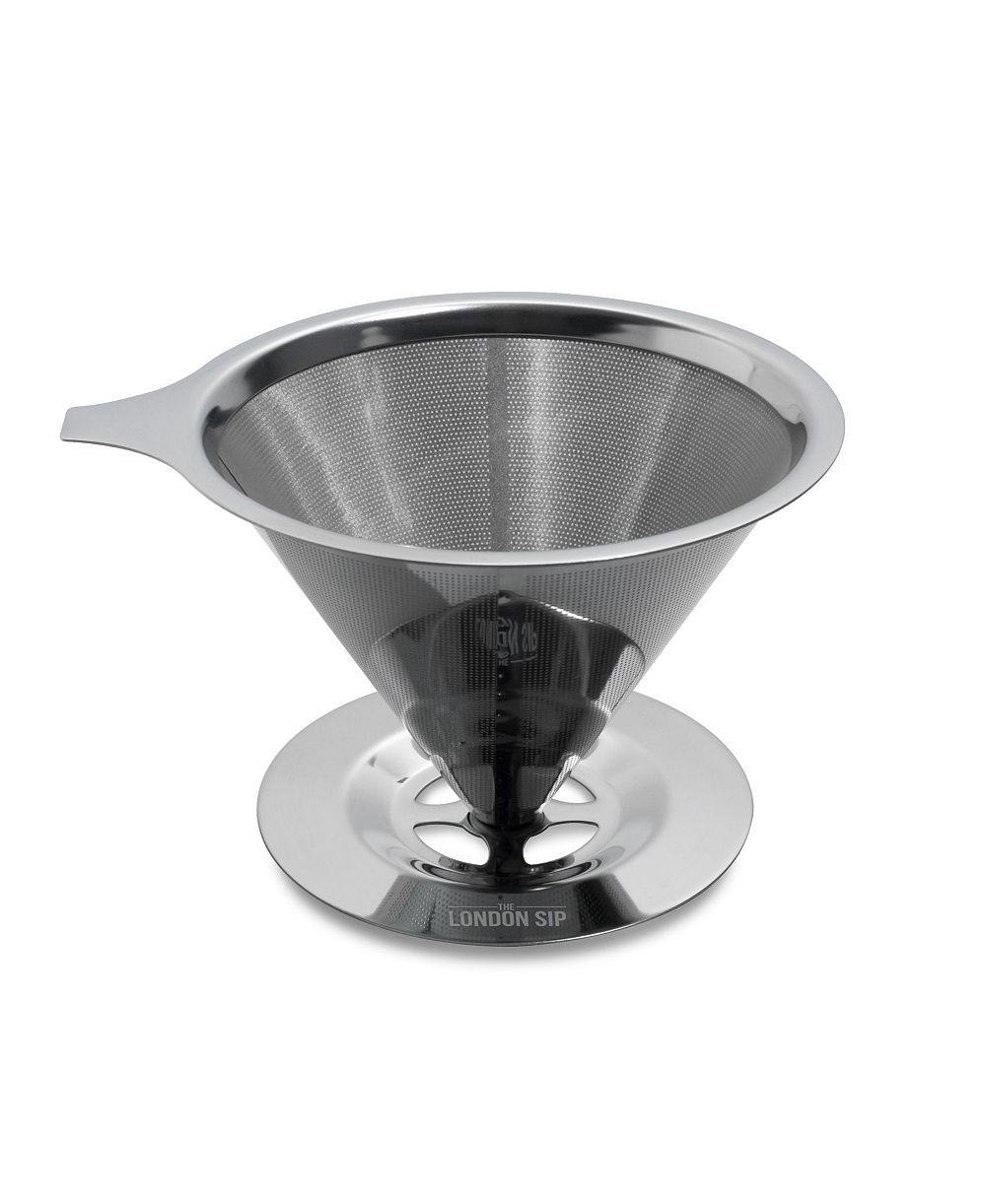London Sip Stainless Steel Coffee Dripper, 1-4 Cup