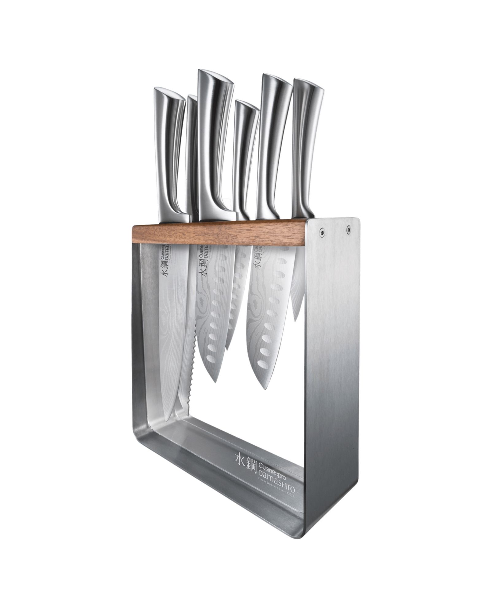 Cuisine::pro® Damashiro Kinzoku Knife Block Set, 7 Piece