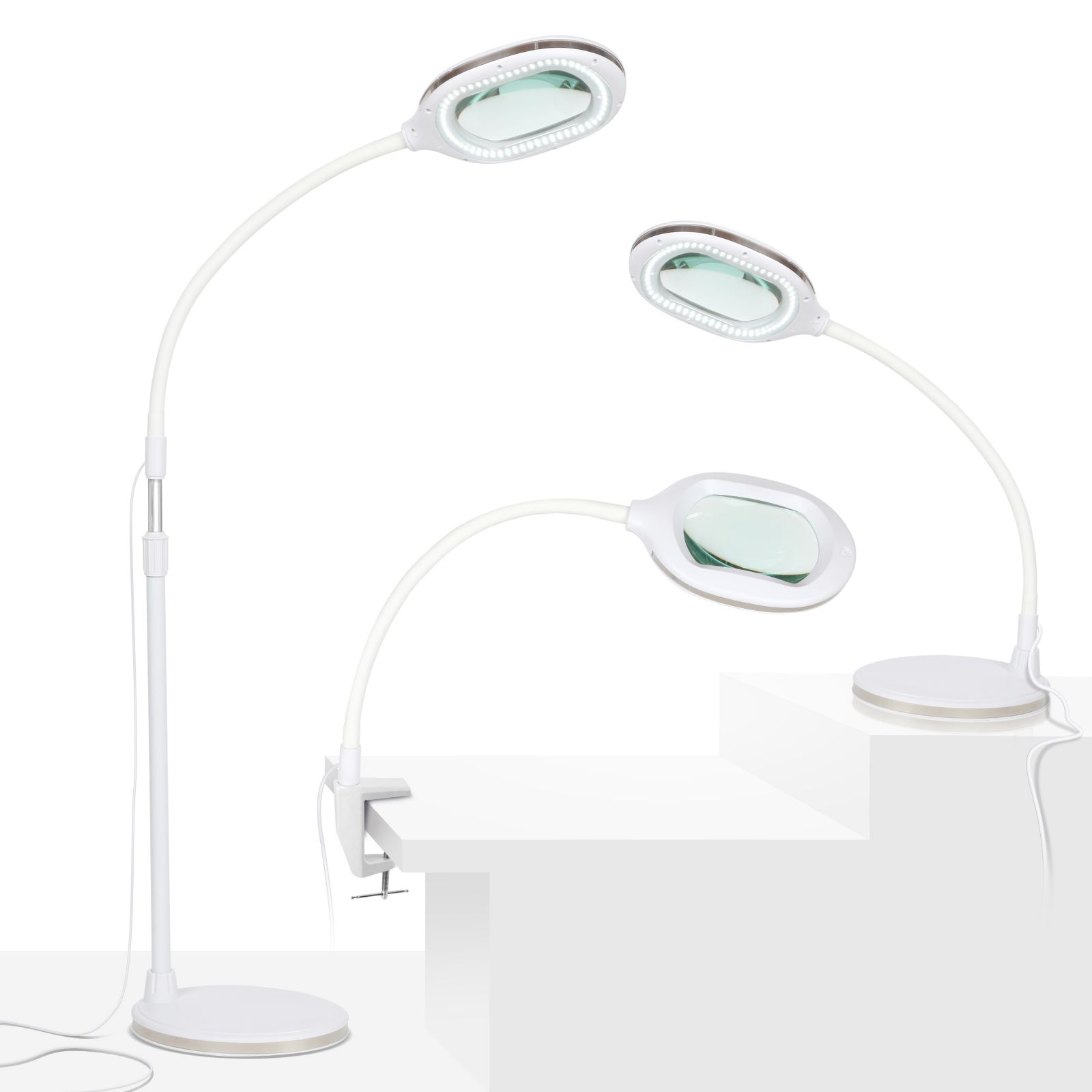 Настольная или напольная лампа Brightech Lightview Pro LED 3-in-1 Magnifier (1.75x) 3 Diopter