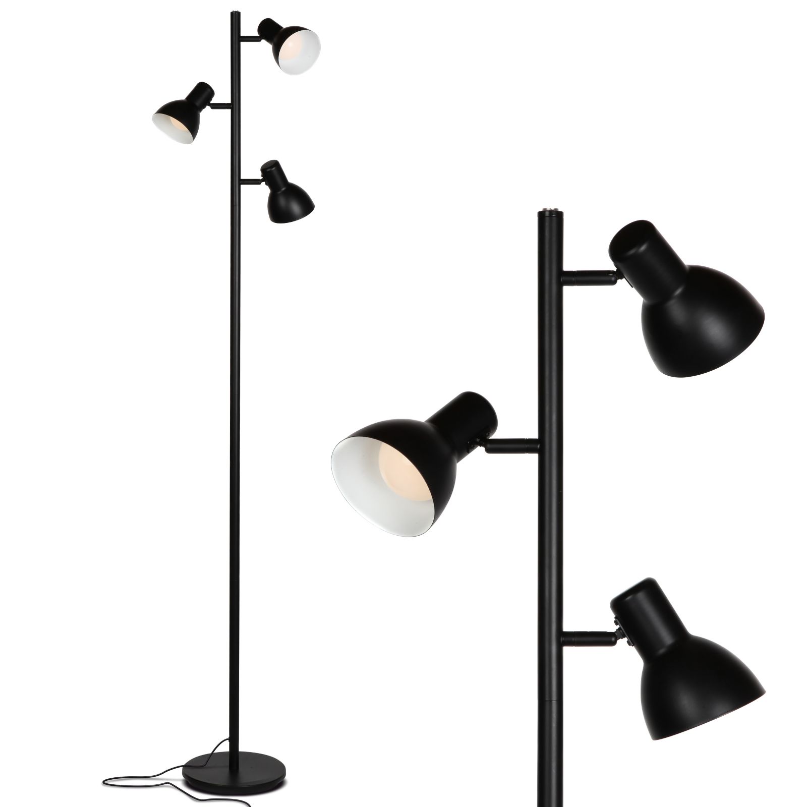 Ethan 65.5" LED Tree Floor Lamp with Adjustable Rotating Heads