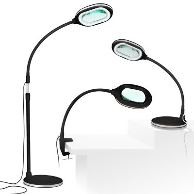 Lightview Pro LED 3-в-1 увеличительная лампа для стола или пола (1.75x) 3 диоптрии