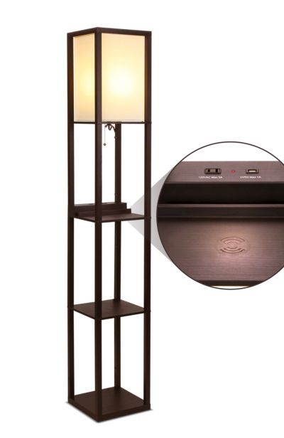 Настольная лампа Brightech Maxwell 63" LED с USB-портом и беспроводной зарядкой