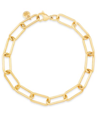 Lola Ade Браслет из позолоченной нержавеющей стали Paperclip Chain 18k