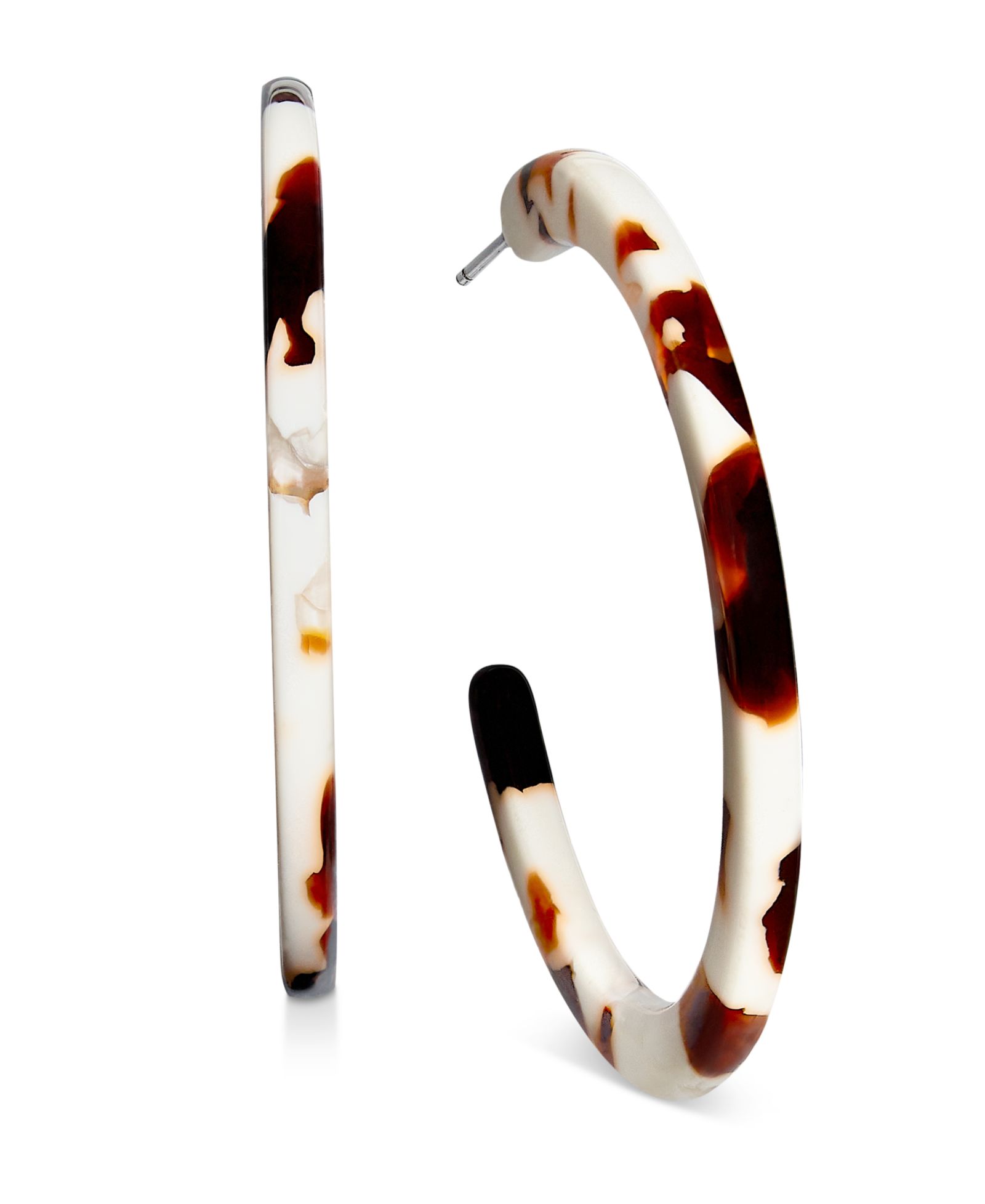 Серьги-кольца Lola Ade Medium C-Hoop, 1.5"