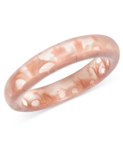 Lola Ade Grande Latte Colored Resin Bangle Bracelet