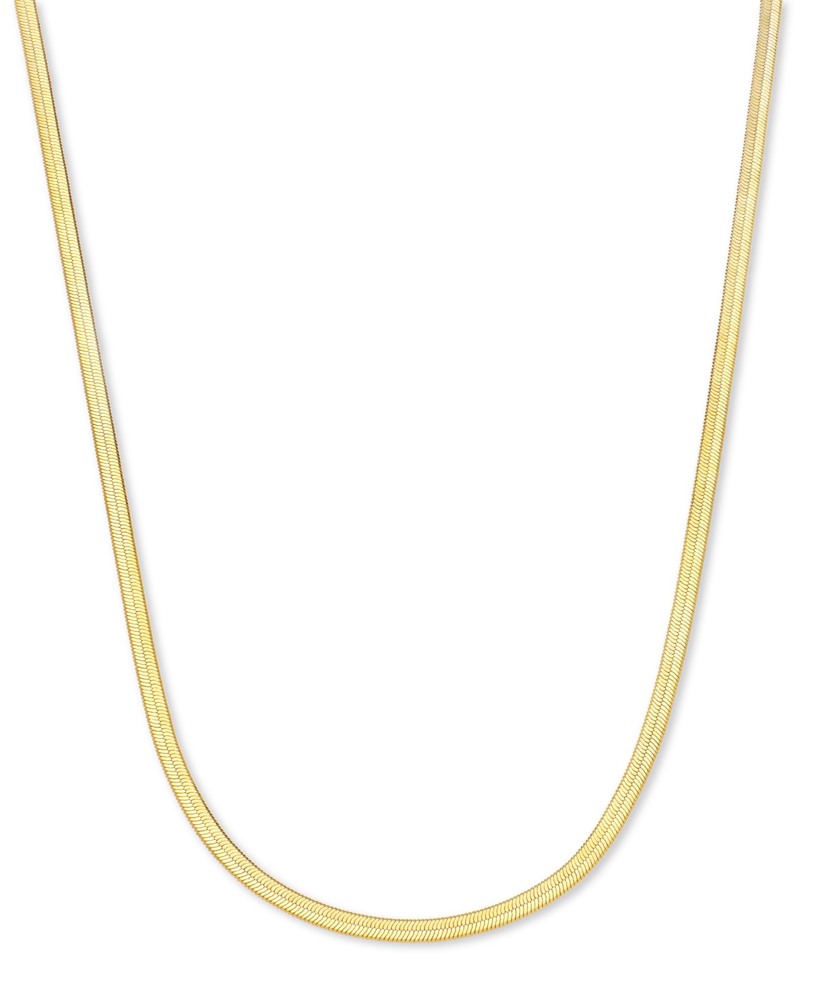Lola Ade ожерелье-чокер Herringbone из позолоченной стали 18k Gold-Plated 17-3/4"