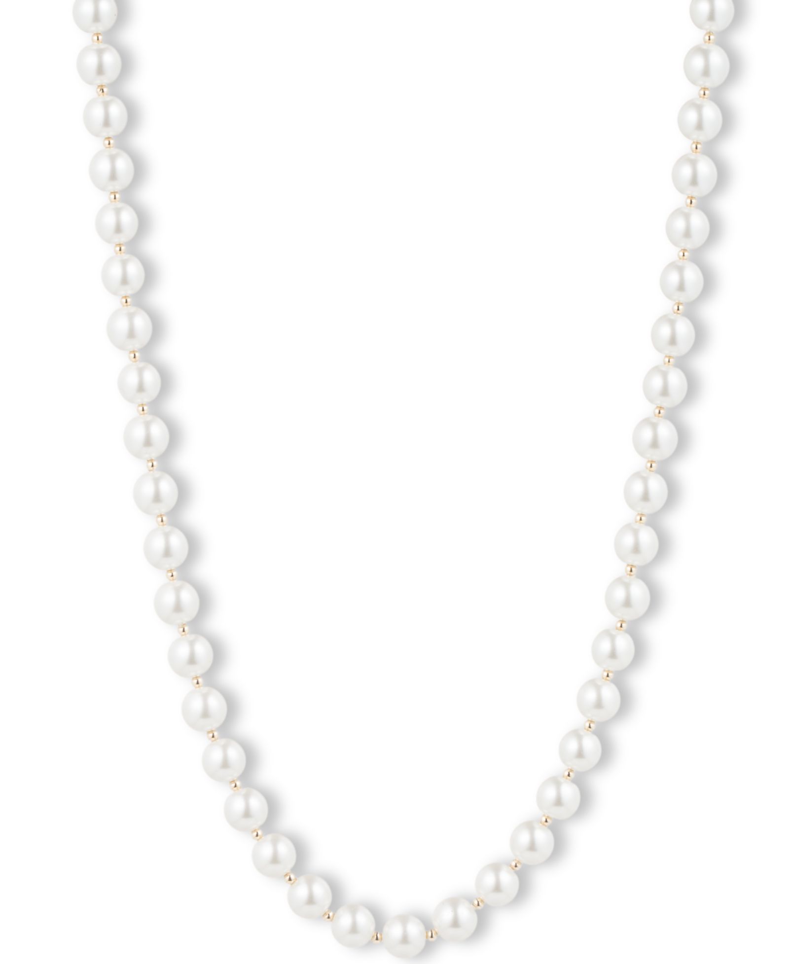 Anne Klein ожерелье Blanc Imitation Pearl Collar
