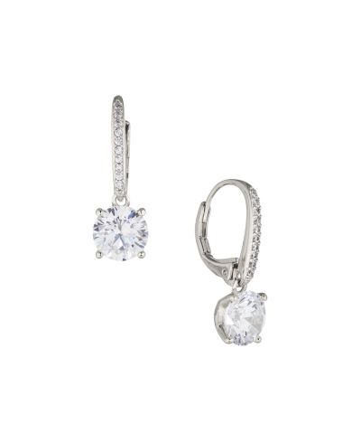 Серьги Eliot Danori Rhodium Plated Leverback