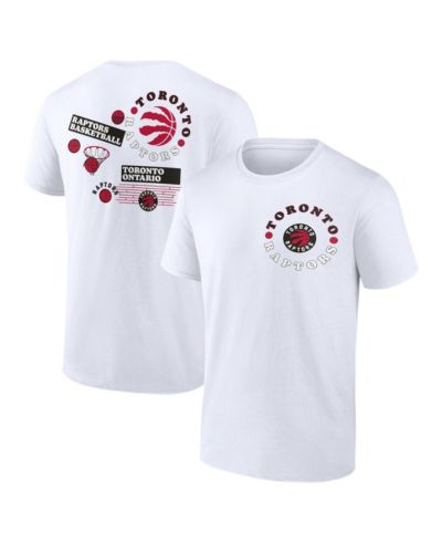 Мужская футболка Fanatics White Toronto Raptors Street Collective