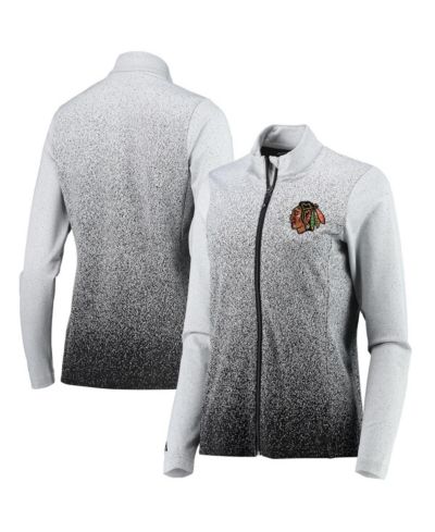 Женская куртка Antigua White, Black Chicago Blackhawks Guide Desert Dry Full-Zip