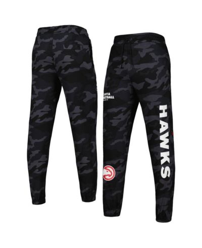 Мужские джоггеры New Era Atlanta Hawks Tonal, черный камуфляж