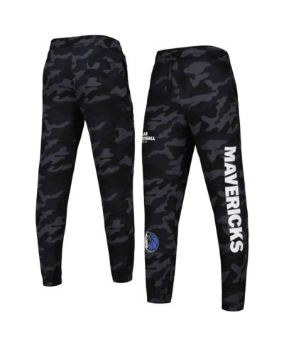 Мужские джоггеры New Era, черный, камуфляж Dallas Mavericks Tonal