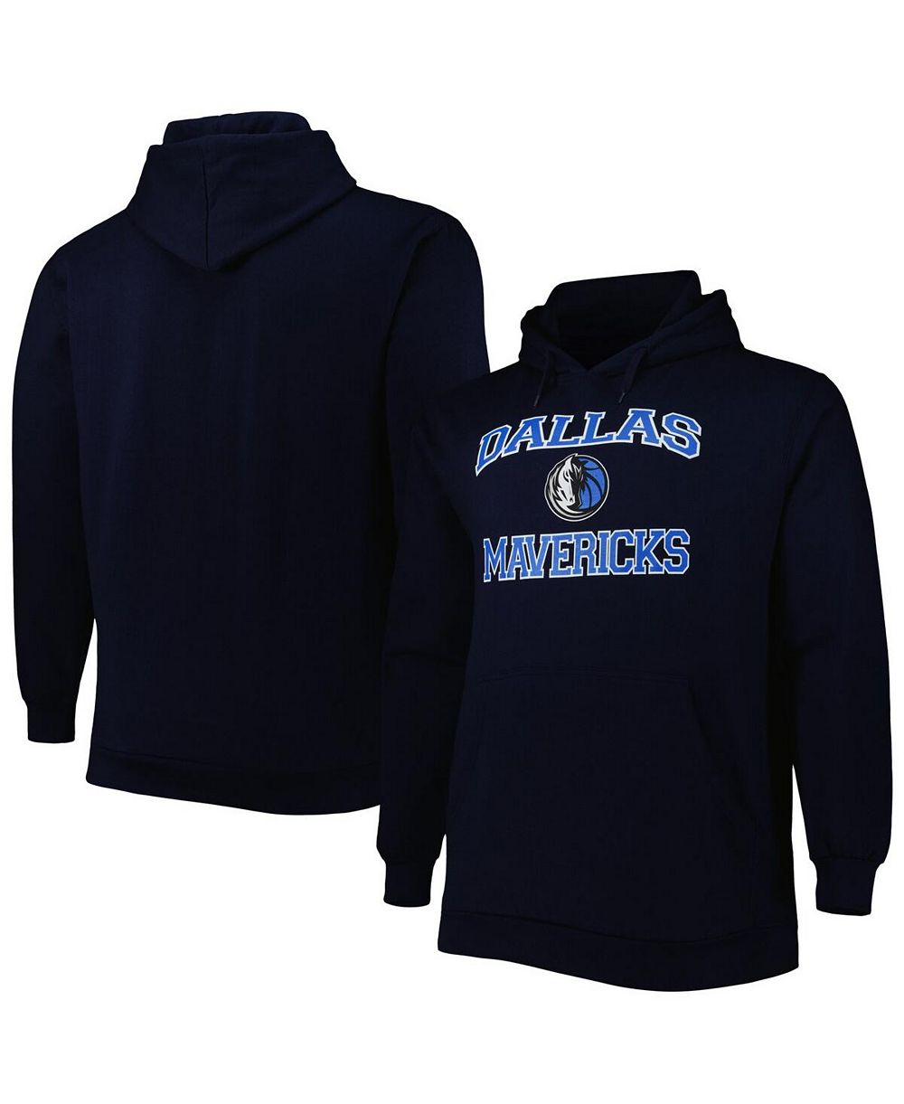 Мужское худи-толстовка Profile Navy Dallas Mavericks Big and Tall