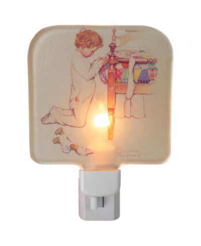 Ночник Northlight Norman Rockwell "a Christmas Prayer" 6"