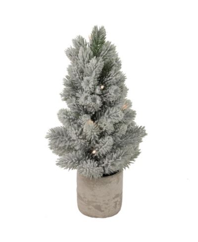 Рождественская елка Northlight Mini Frosted Pine с LED подсветкой, 16"