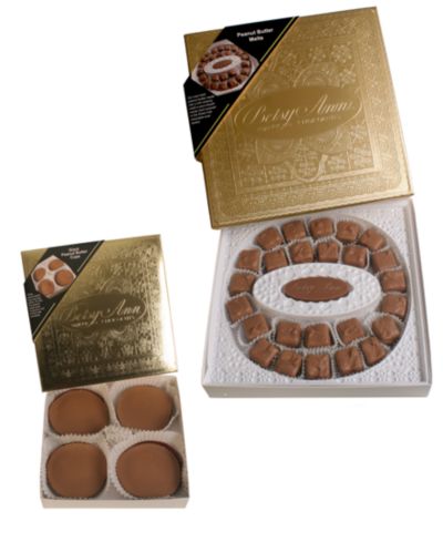 Подарочный набор шоколада Betsy Ann Chocolates Milk Chocolate Peanut Butter Meltaways & 4 Piece Giant Peanut Butter Cups
