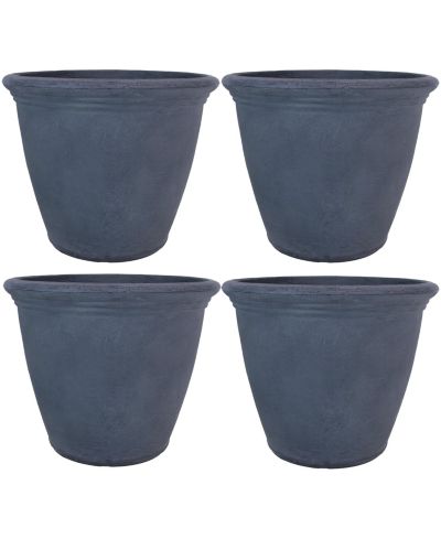 Двустенный уличный цветочный горшок Sunnydaze Decor Anjelica - 20"