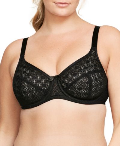 Glamorise бюстгальтер Wonderwire Lace Comfort, Plus Size, 9855