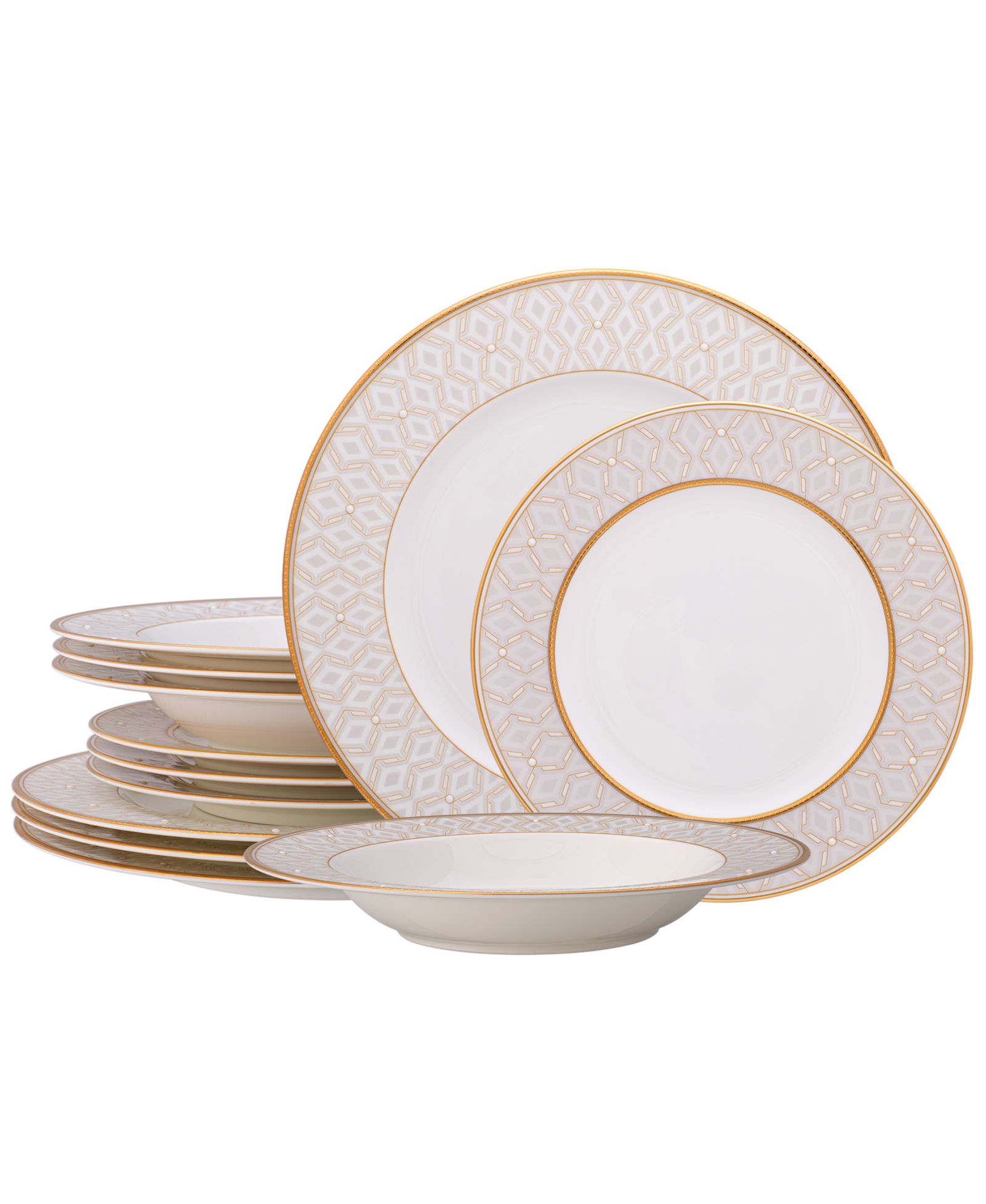 Набор столовой Noritake Noble Pearl 12-Piece, Service For 4