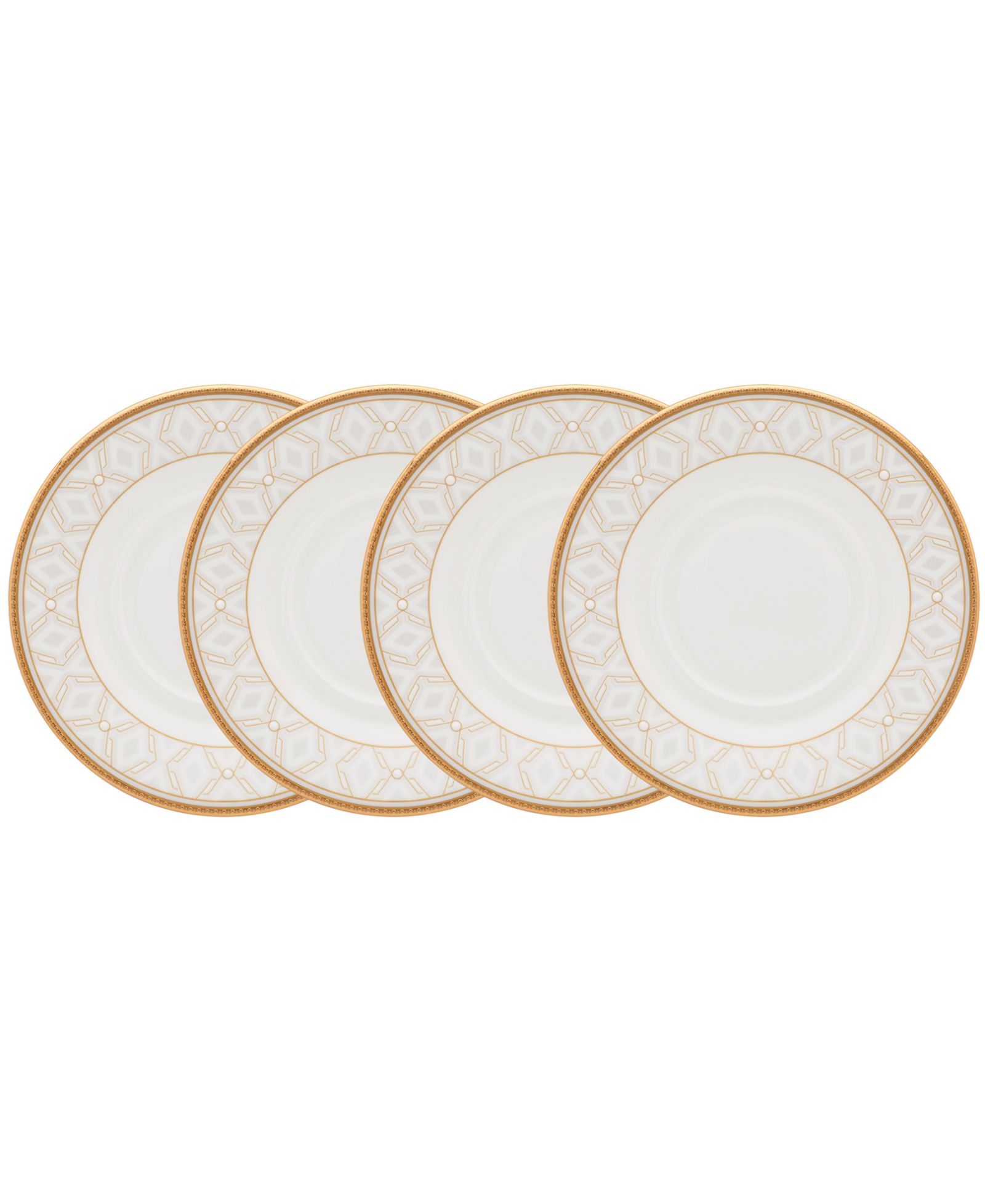 Noritake Noble Pearl набор из 4 блюдец 6"