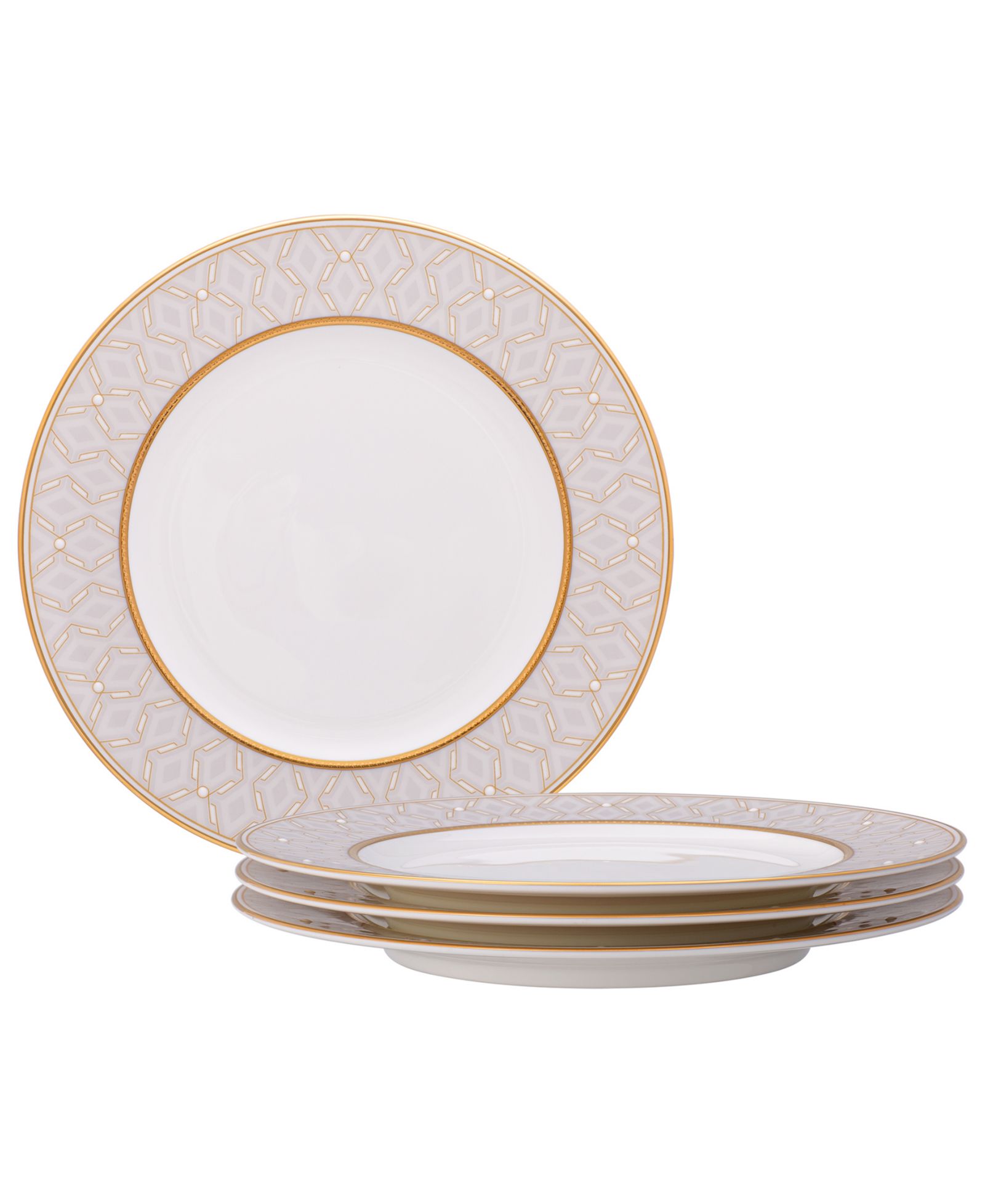 Noritake набор из 4 тарелок Noble Pearl 8.50"