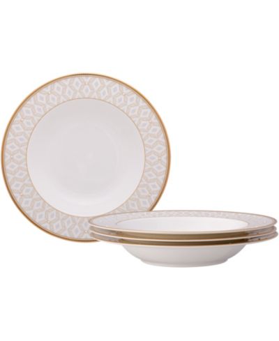 Noritake Noble Pearl набор из 4 суповых тарелок 8.50", 12 oz.