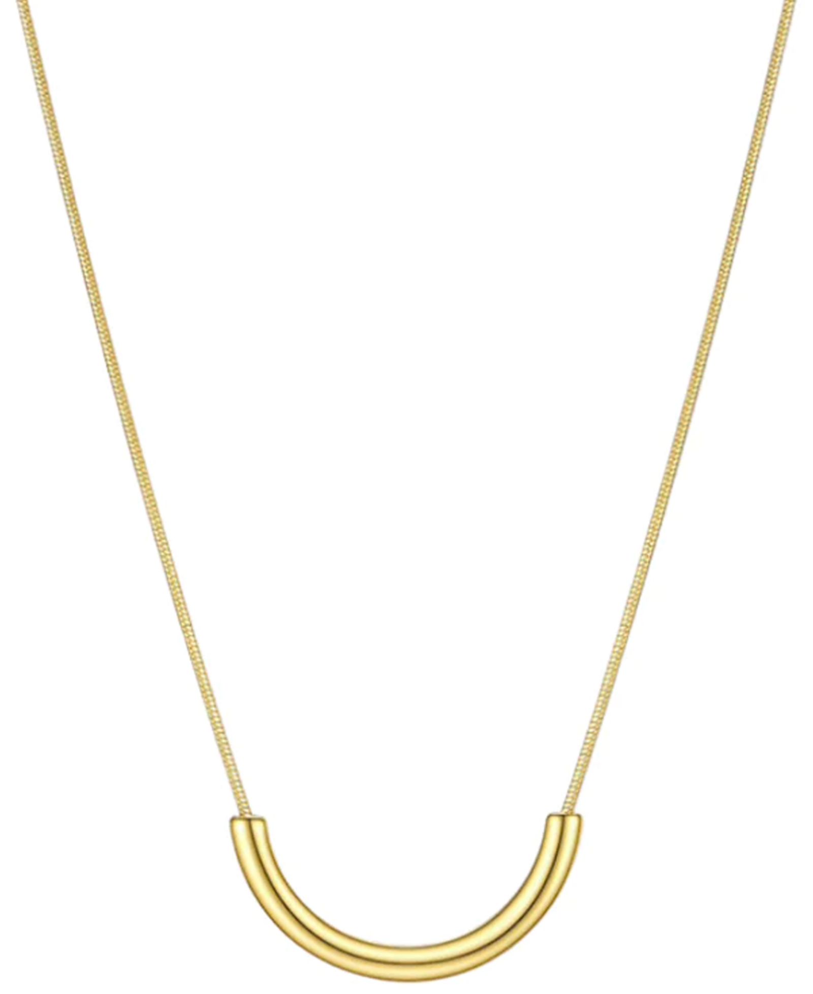 Женское золотое ожерелье Accessory Concierge Golden Smile