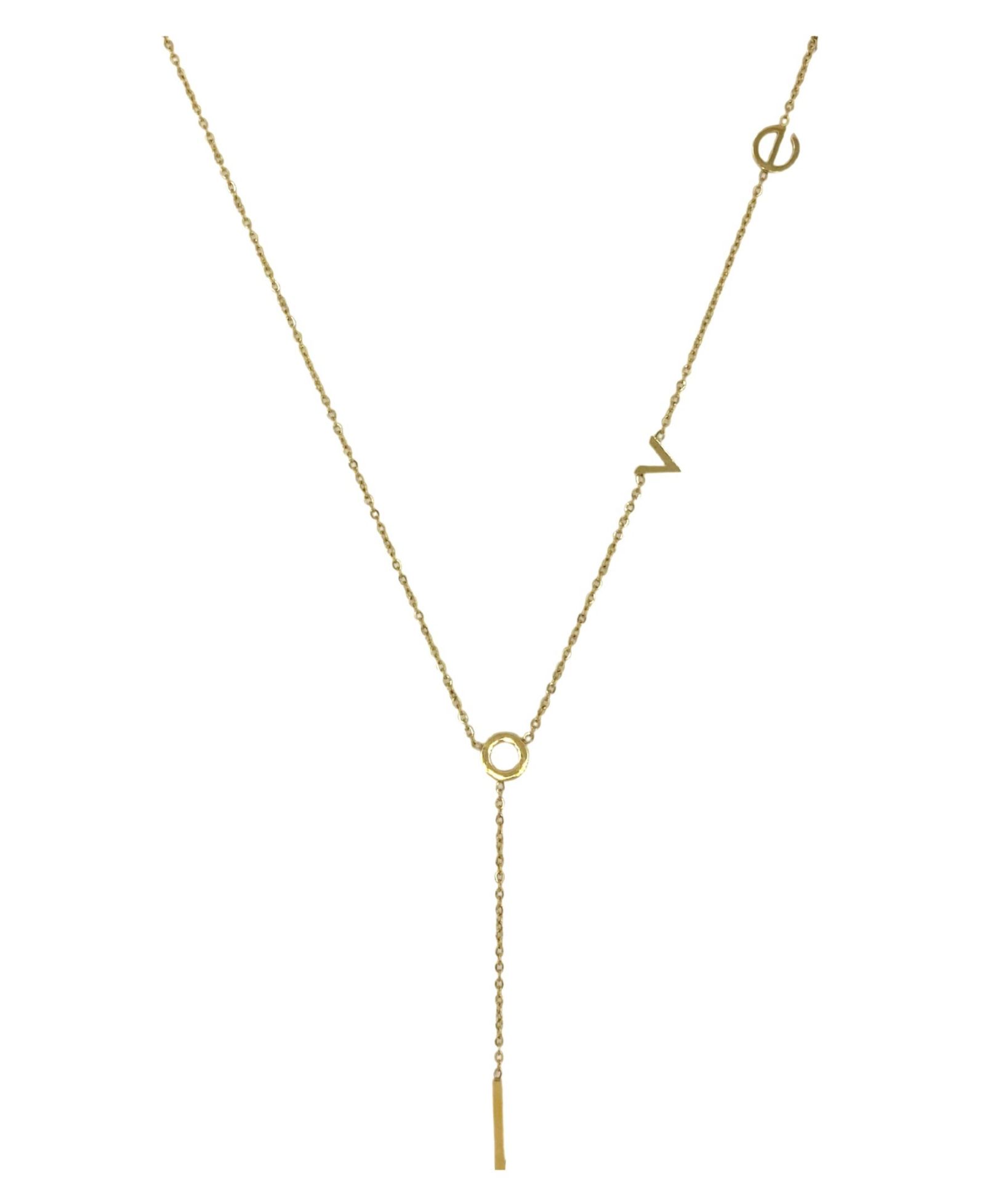 Женское ожерелье Love Y-Chain от Accessory Concierge