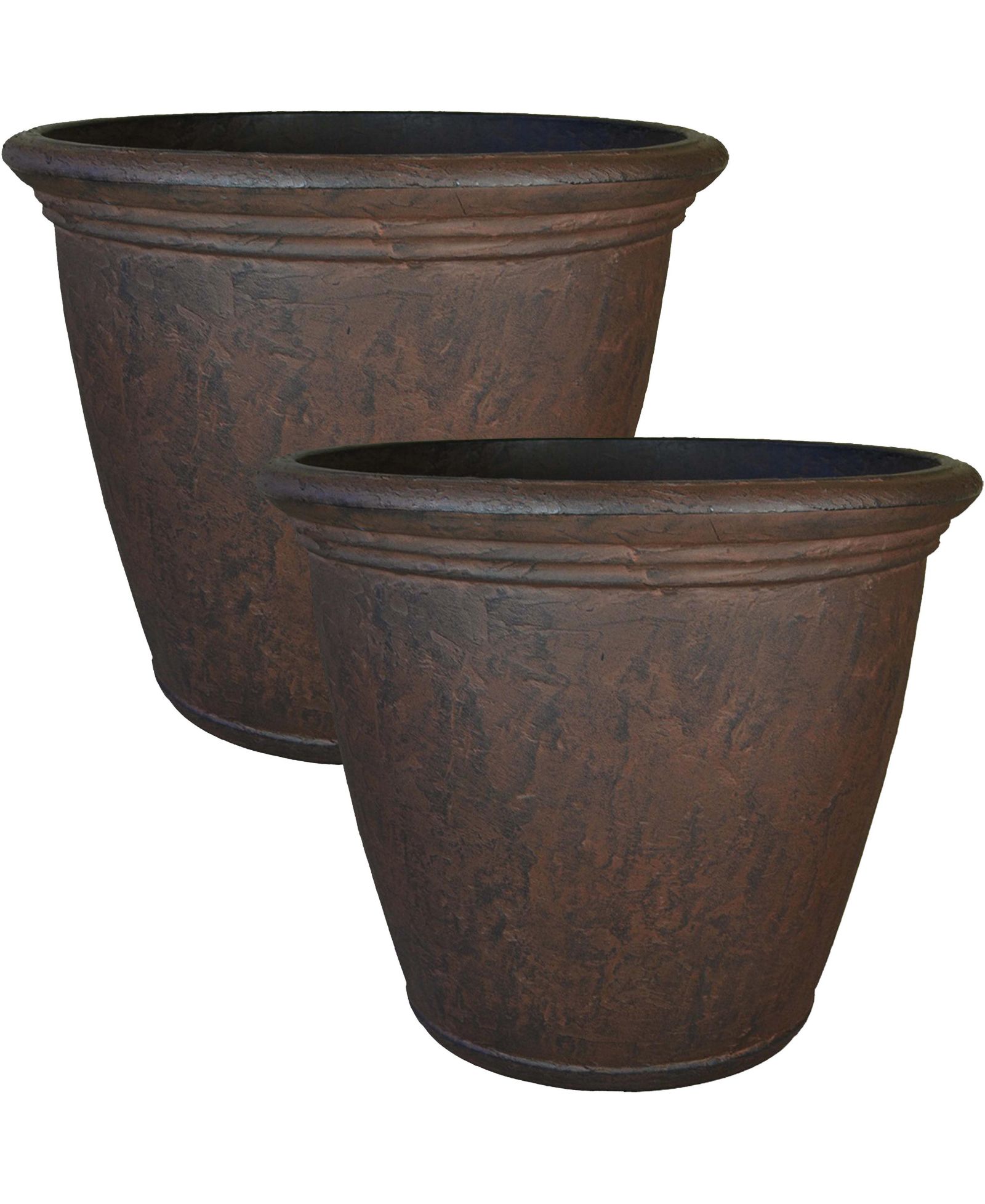 Двустенный уличный цветочный горшок Sunnydaze Decor Anjelica - 15.25"