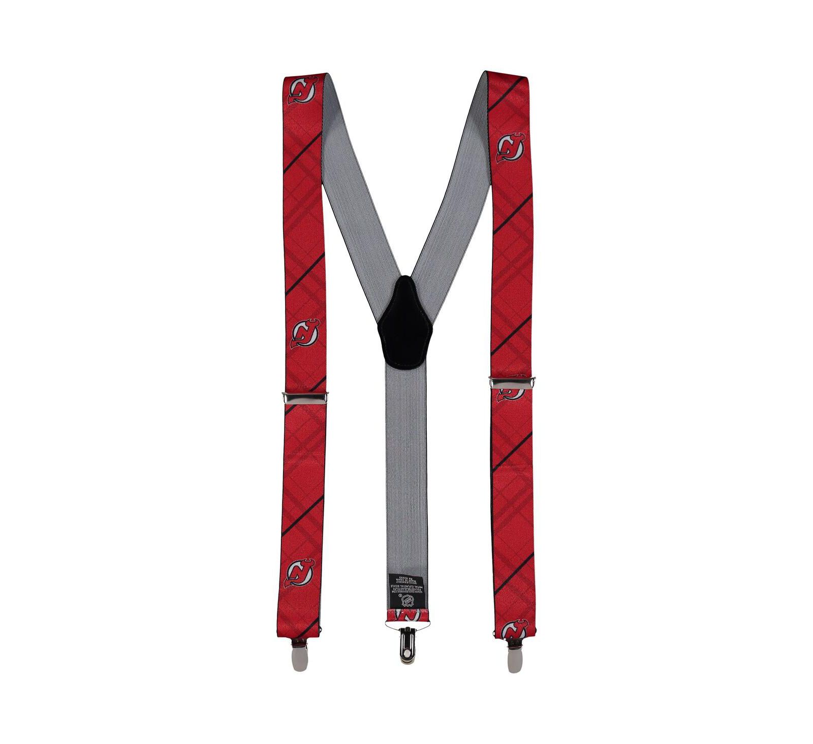 Men's Red New Jersey Devils Suspenders