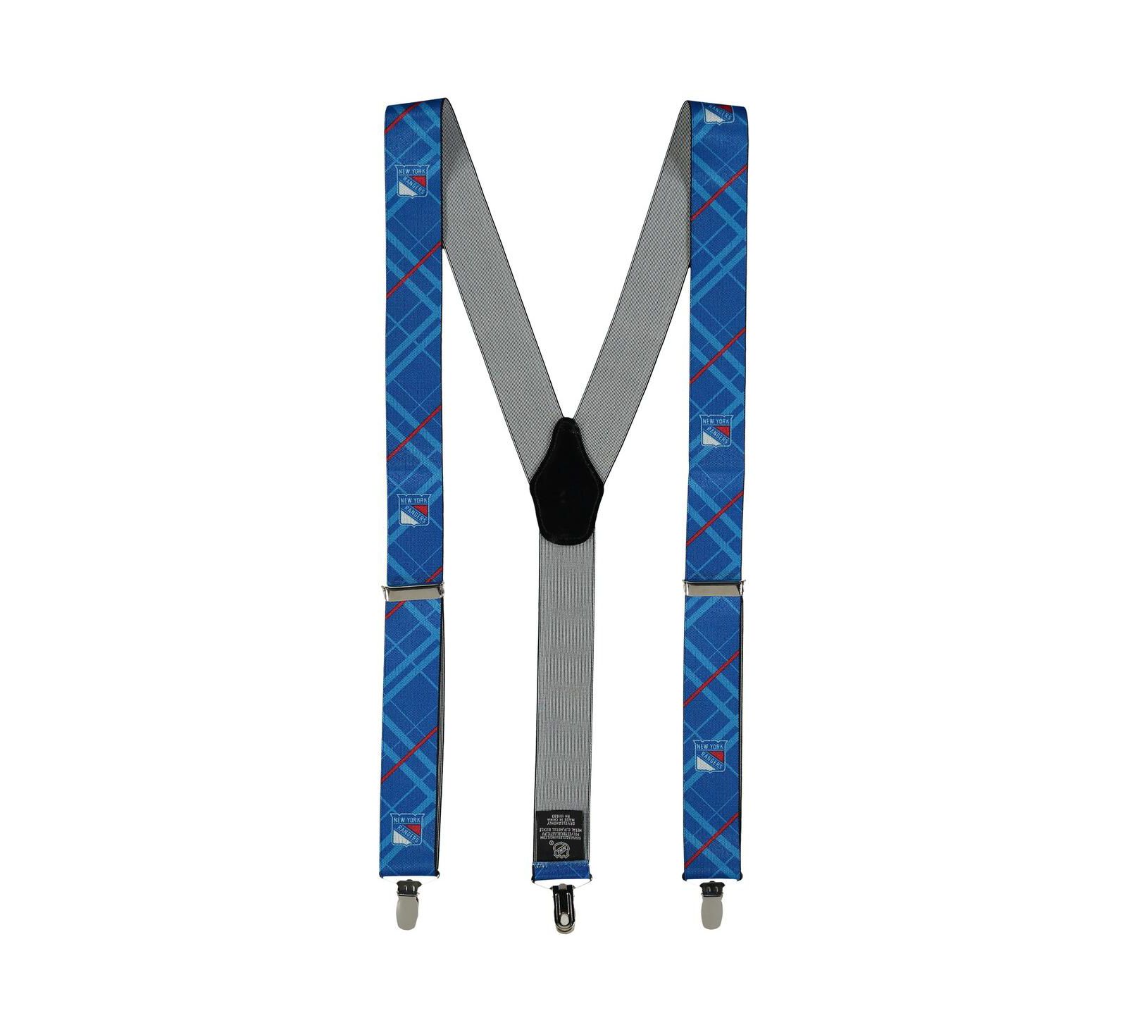 Men's Blue New York Rangers Suspenders