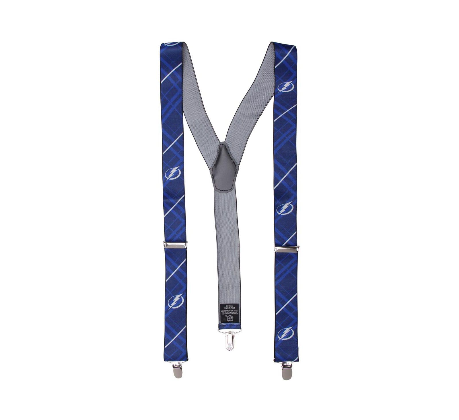 Men's Blue Tampa Bay Lightning Suspenders