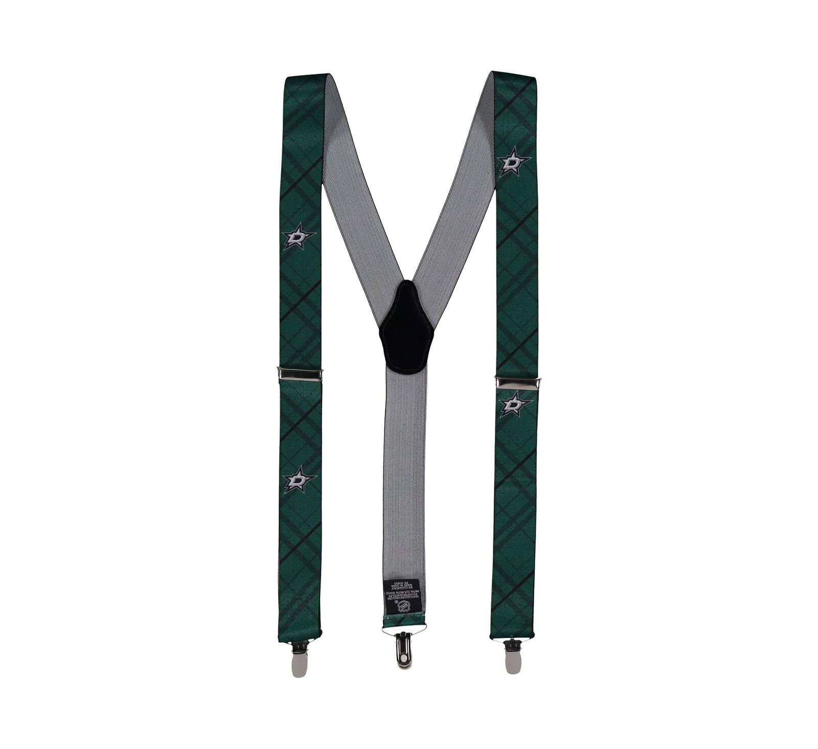 Men's Green Dallas Stars Suspenders