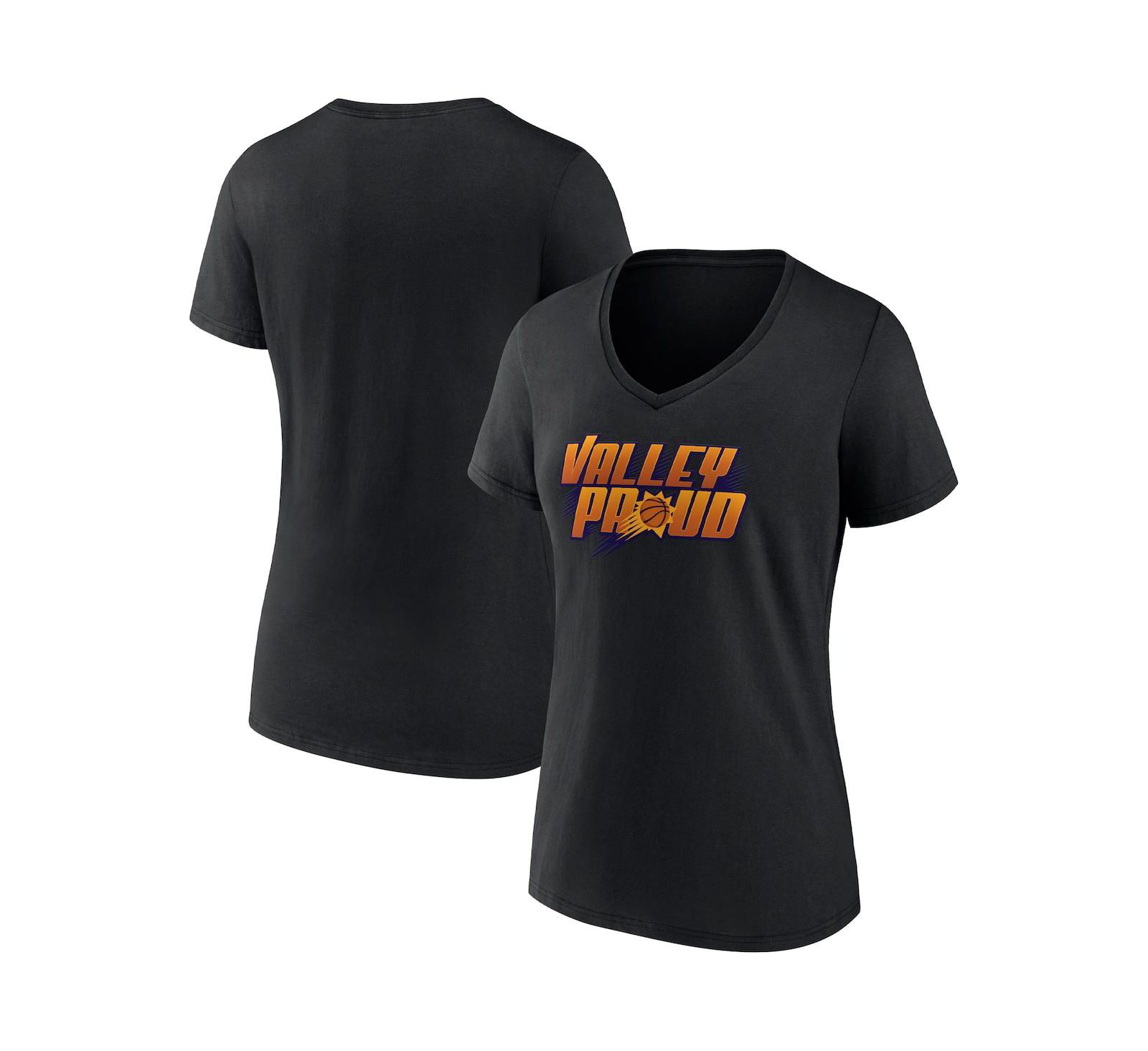 Fanatics Женская футболка Phoenix Suns Hometown Collection Valley Proud V-Neck Black
