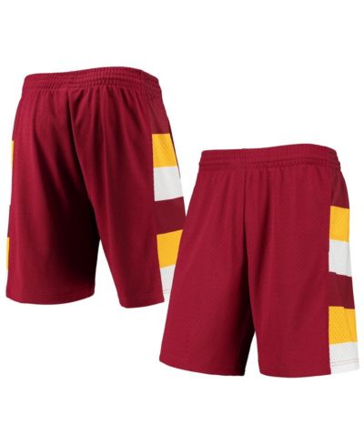 Mitchell & Ness Мужские шорты Mitchell & Ness Wine Cleveland Cavaliers 1979-80 Hardwood Classics Swingman